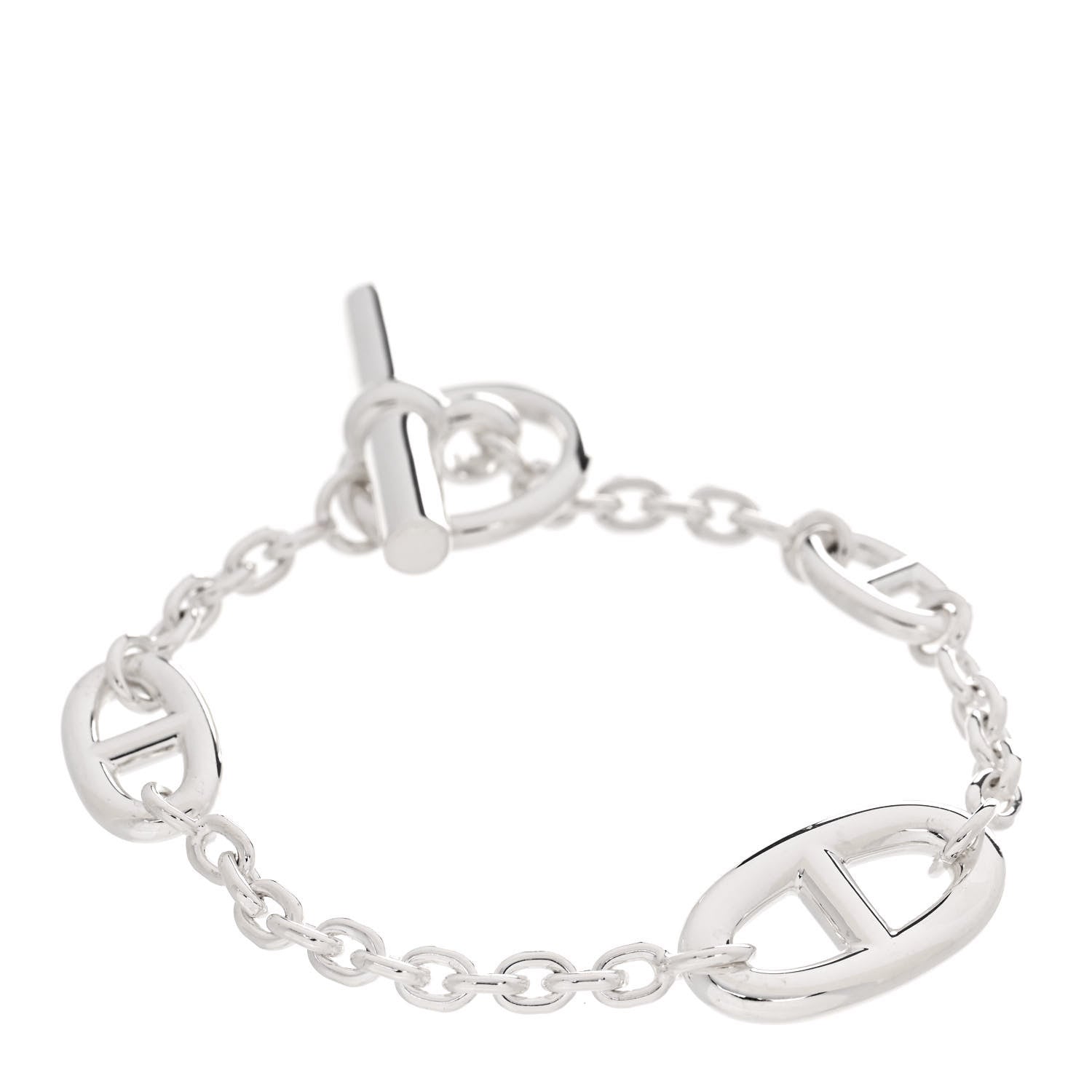 Hermes Sterling Silver Farandole Bracelet ST 2 of 4