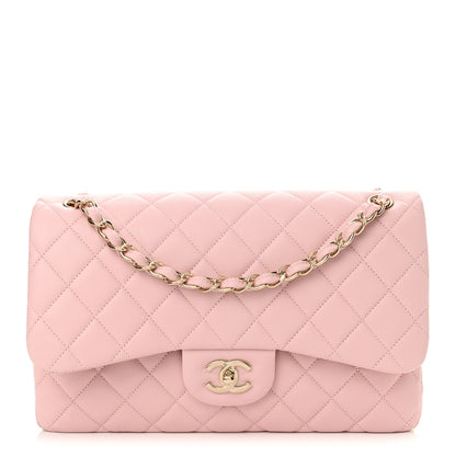 Chanel Caviar Quilted Jumbo Double Flap Light Pink 1 of 10