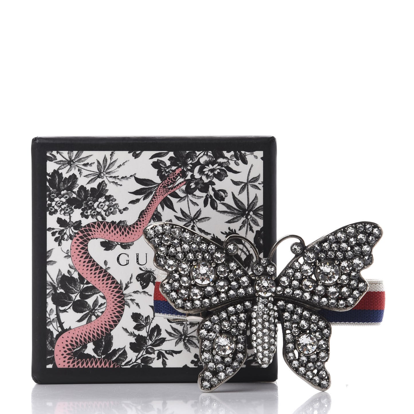 Web Crystal Butterfly Bracelet
