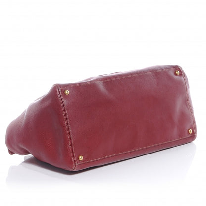 Chanel Leather CC Shoulder Bag Red 4 of 7