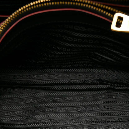 Prada Saffiano Vernice Medium Promenade Tote Black Rosso 5 of 18
