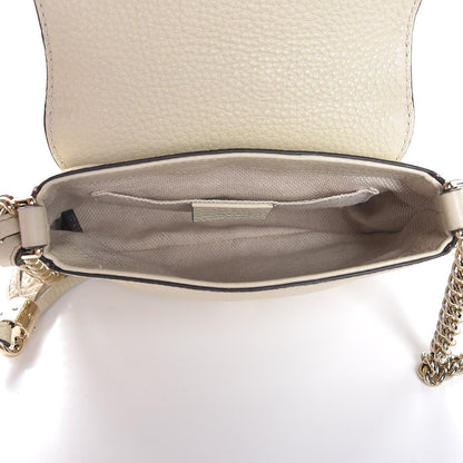 Gucci Pebbled Calfskin Small Soho Flap Crossbody Off White 5 of 7