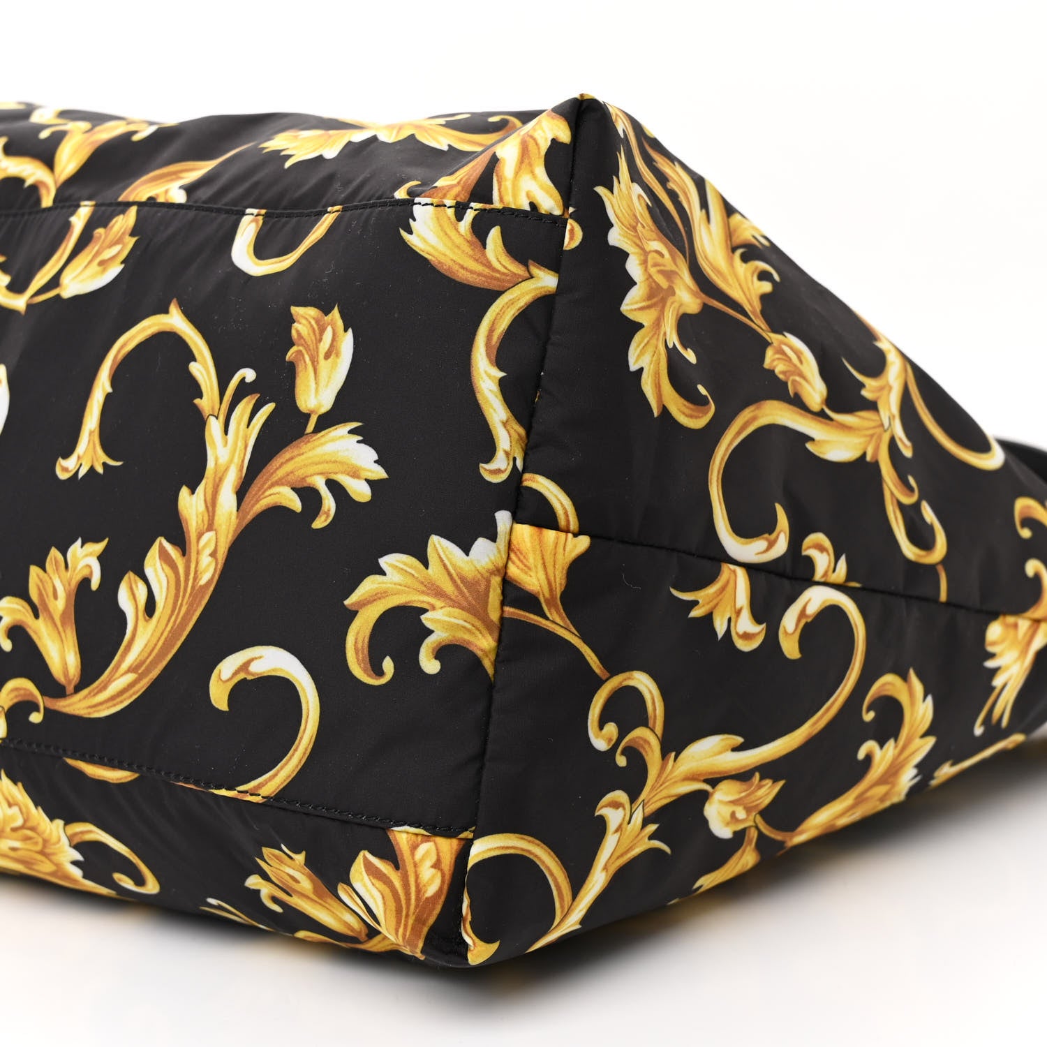 Versace Nylon Baroque Print Tote Black 12 of 12