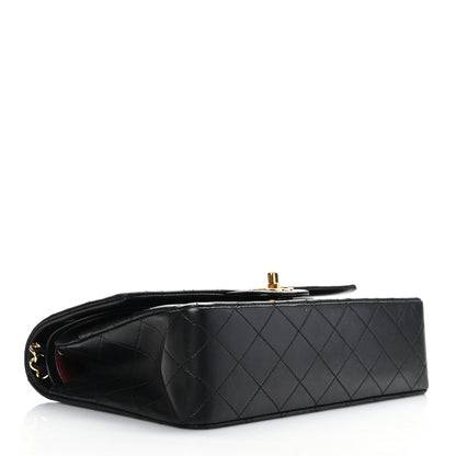 Chanel Lambskin Quilted Medium Double Flap Black 4 of 9