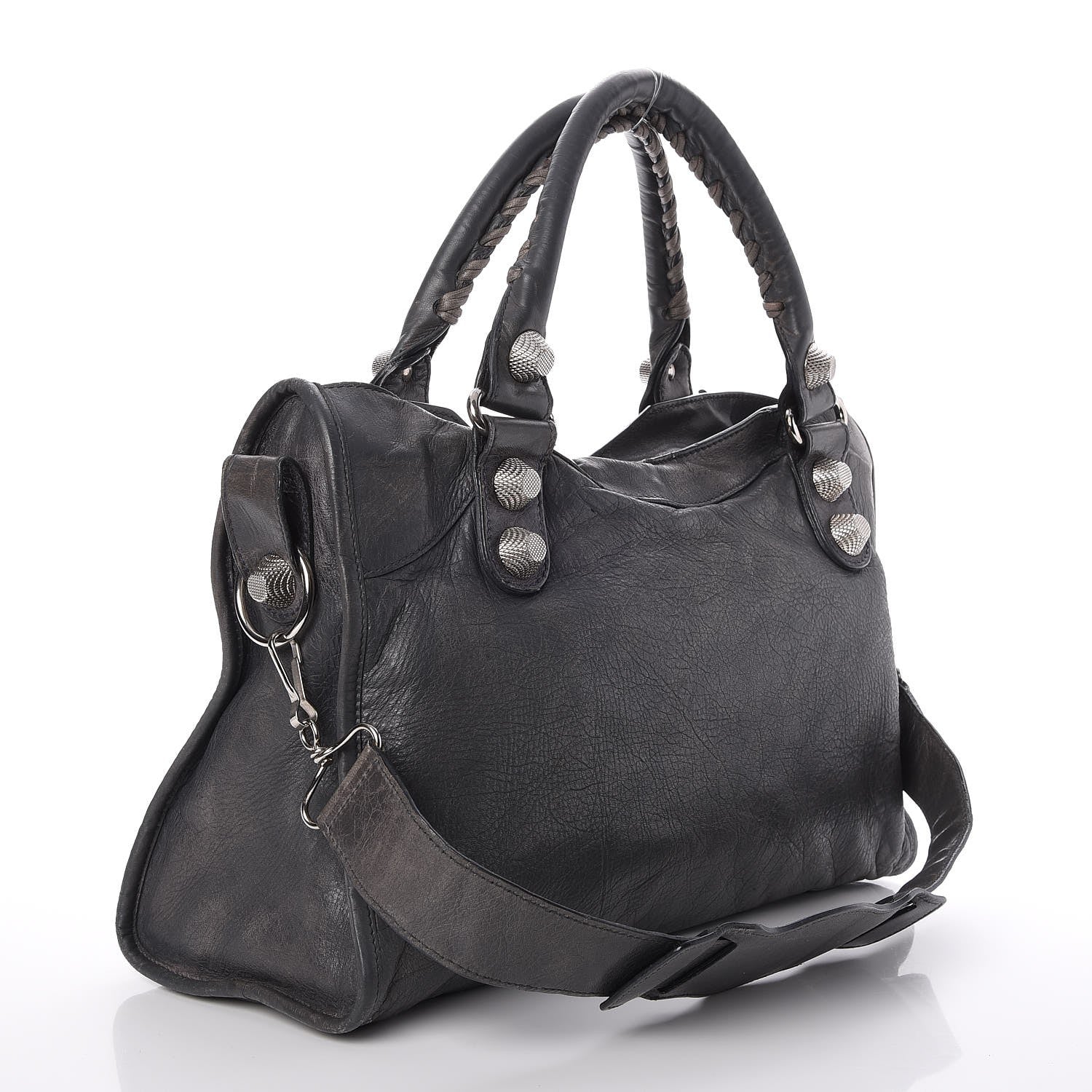 Balenciaga Agneau Giant 21 Silver Hardware City Grey 3 of 8