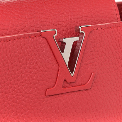 Louis Vuitton Taurillon Capucines BB Rubis 10 of 11