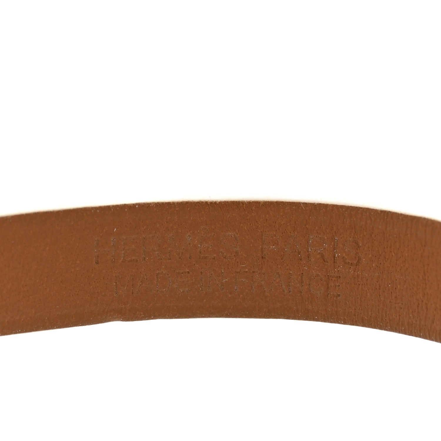 Hermes Epsom Micro Rivale Bracelet M White 4 of 7