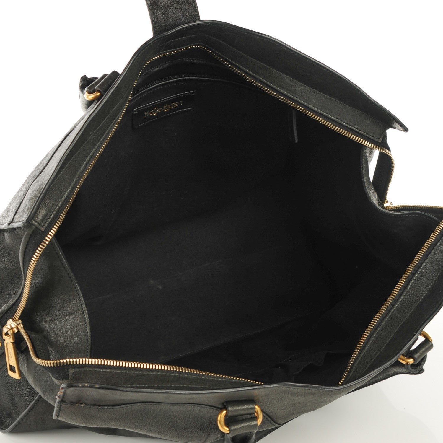Saint Laurent Sheepskin Large Cabas ChYc Black 5 of 8