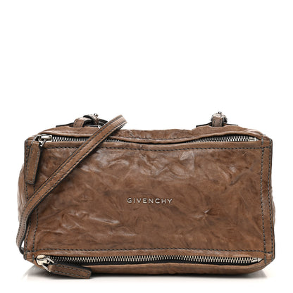 Givenchy Tumbled Sheepskin Mini Pandora Brown 1 of 12