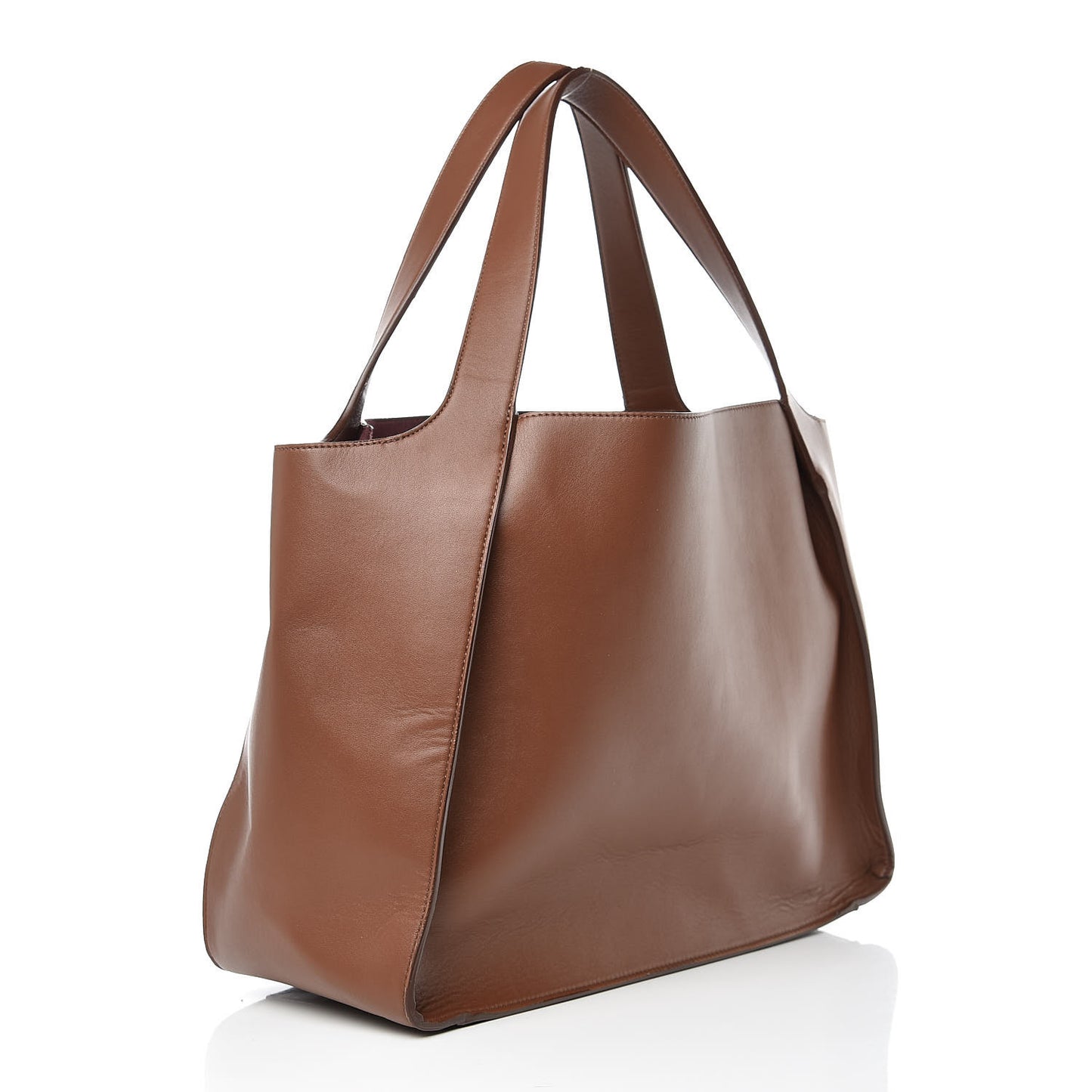 Eco Alter Nappa East West Perforated Tote Brown