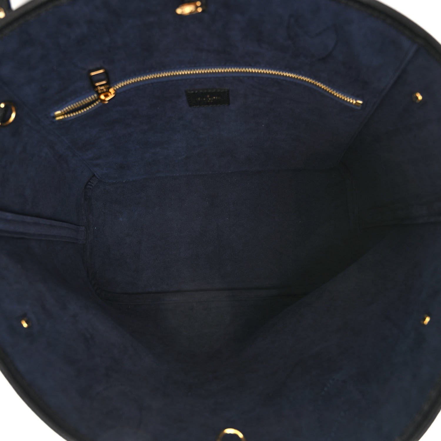 Louis Vuitton Empreinte Monogram Giant Neverfull MM Black 5 of 9