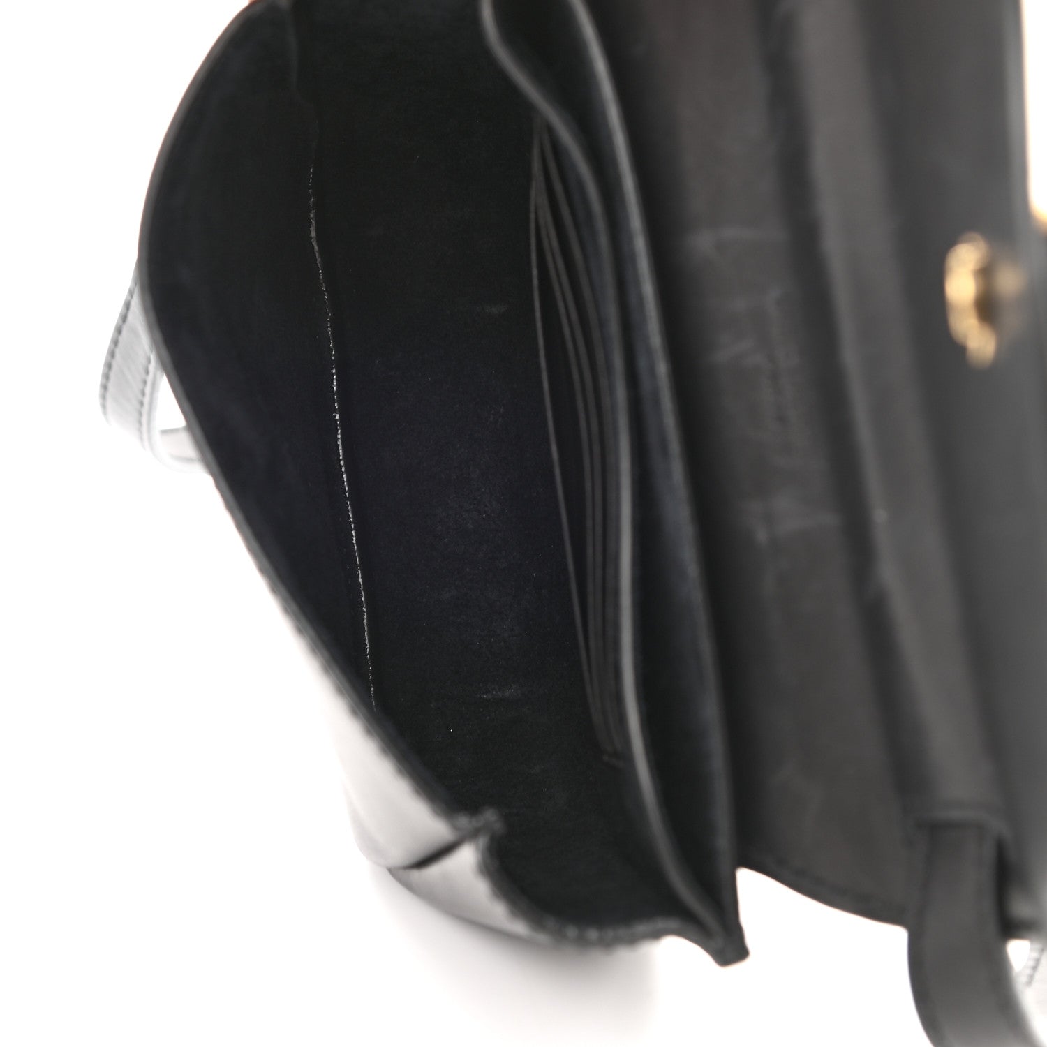 Saint Laurent Smooth Calfskin Mini Classic Monogram Kaia Satchel Black 5 of 16