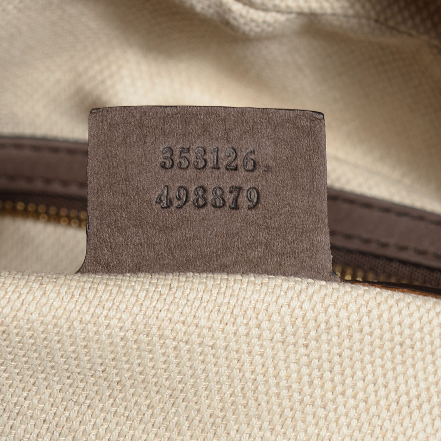Gucci Vitello Range Medium Soho Bowler Grey Field 7 of 9