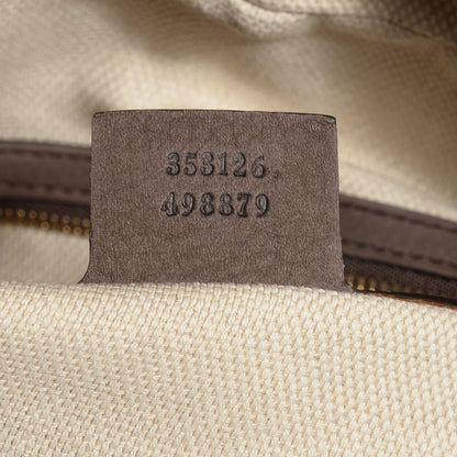 Gucci Vitello Range Medium Soho Bowler Grey Field 7 of 9