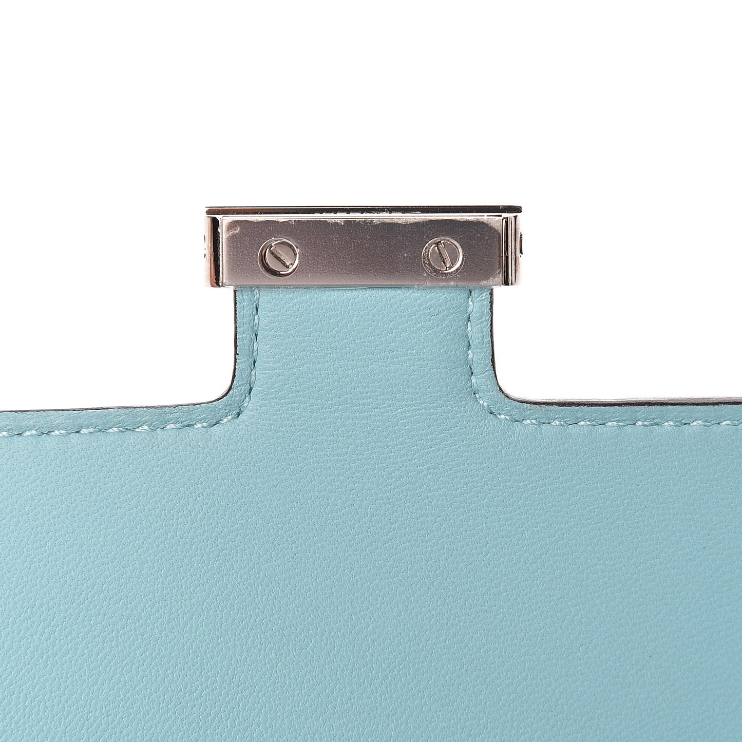 Tadelakt Lizard Constance Long Wallet Bleu Atoll Ficelle