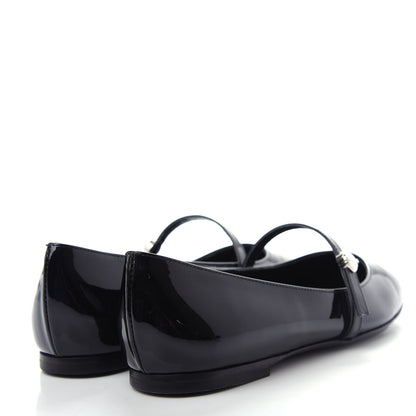 Louis Vuitton Patent Uniformes Ballet Flats 35 Black 4 of 10