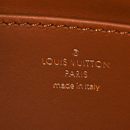 Louis Vuitton Lambskin Malletage Top Handle GO-14 MM Tan 7 of 9