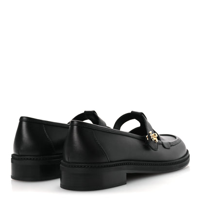 Chanel Calfskin CC Turnlock Moccasins 40 Black 5 of 11
