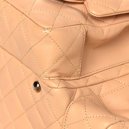 Chanel Calfskin Quilted Small Cambon Multipocket Reporter Beige 10 of 18