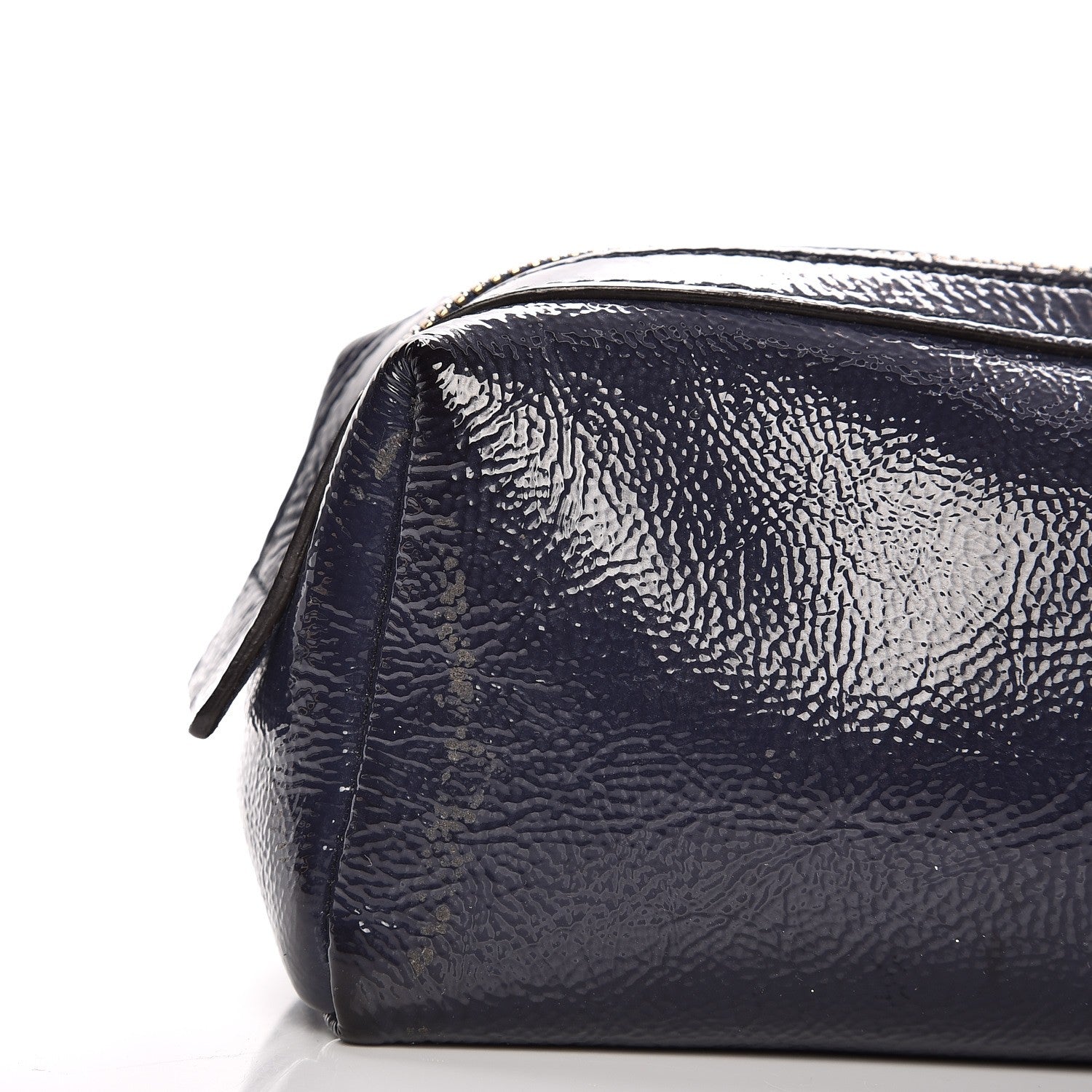 Gucci Patent Small Soho Cosmetic Case Uniform Blue 8 of 10