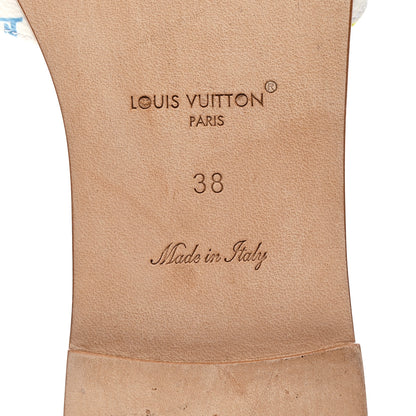 Louis Vuitton LV X TM Monogram Multicolor Frame Flat Mule Sandals 38 White Multicolor 6 of 9