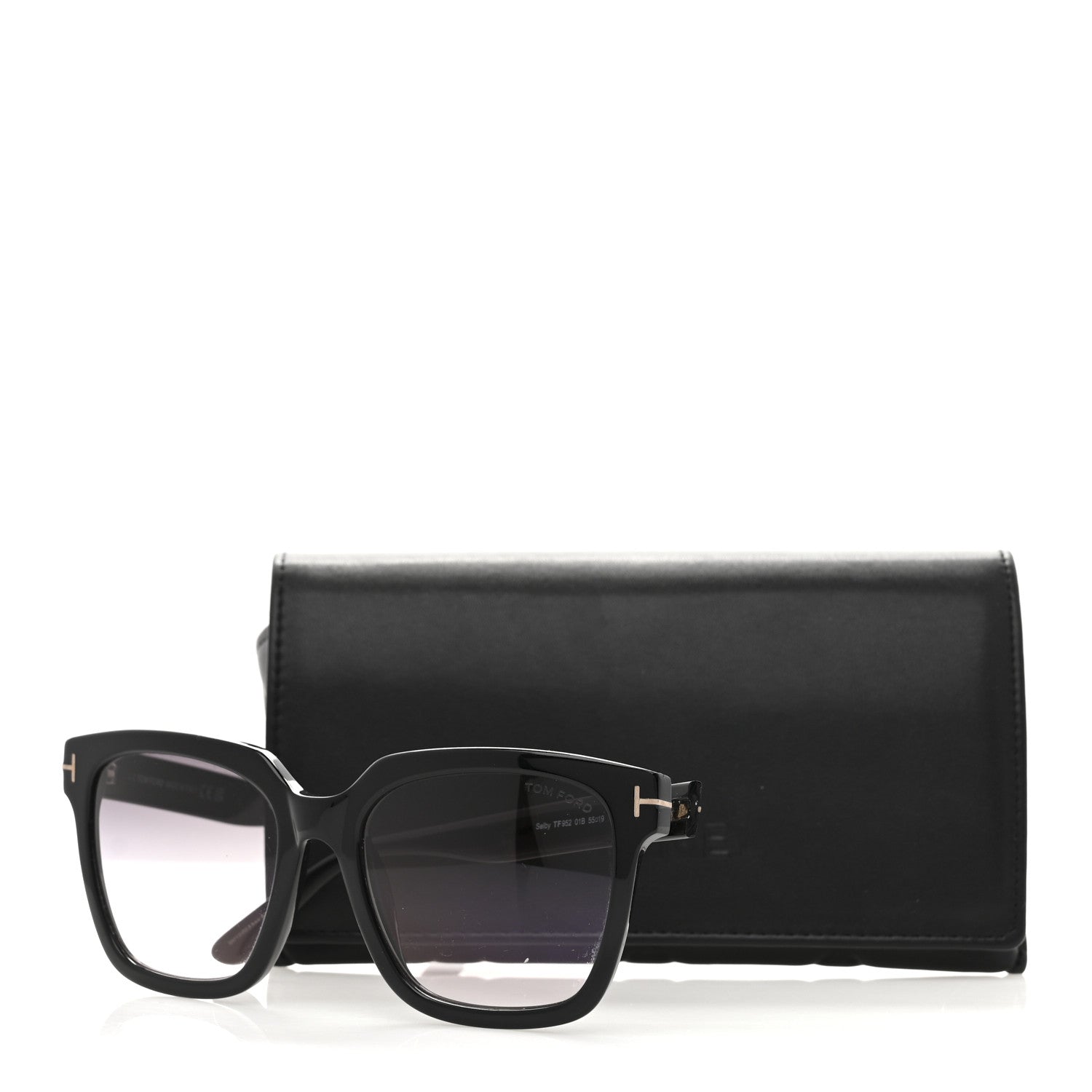 Tom Ford Acetate Selby Square Sunglasses TF952 Black 8 of 8