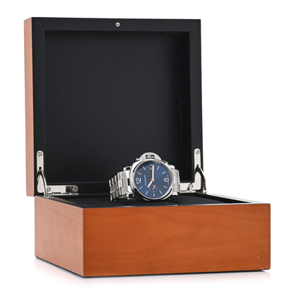 Panerai Stainless Steel 42mm Luminor Due Automatic Watch Blue PAM01124 6 of 6