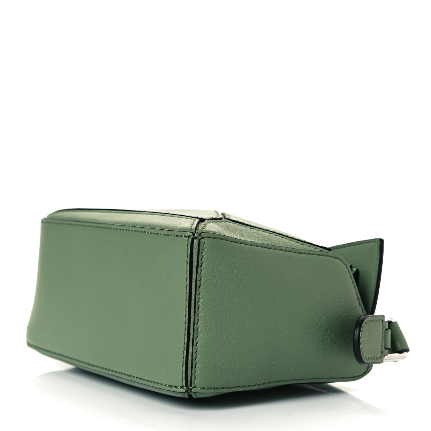 Calfskin Mini Pansies Puzzle Bag Rosemary