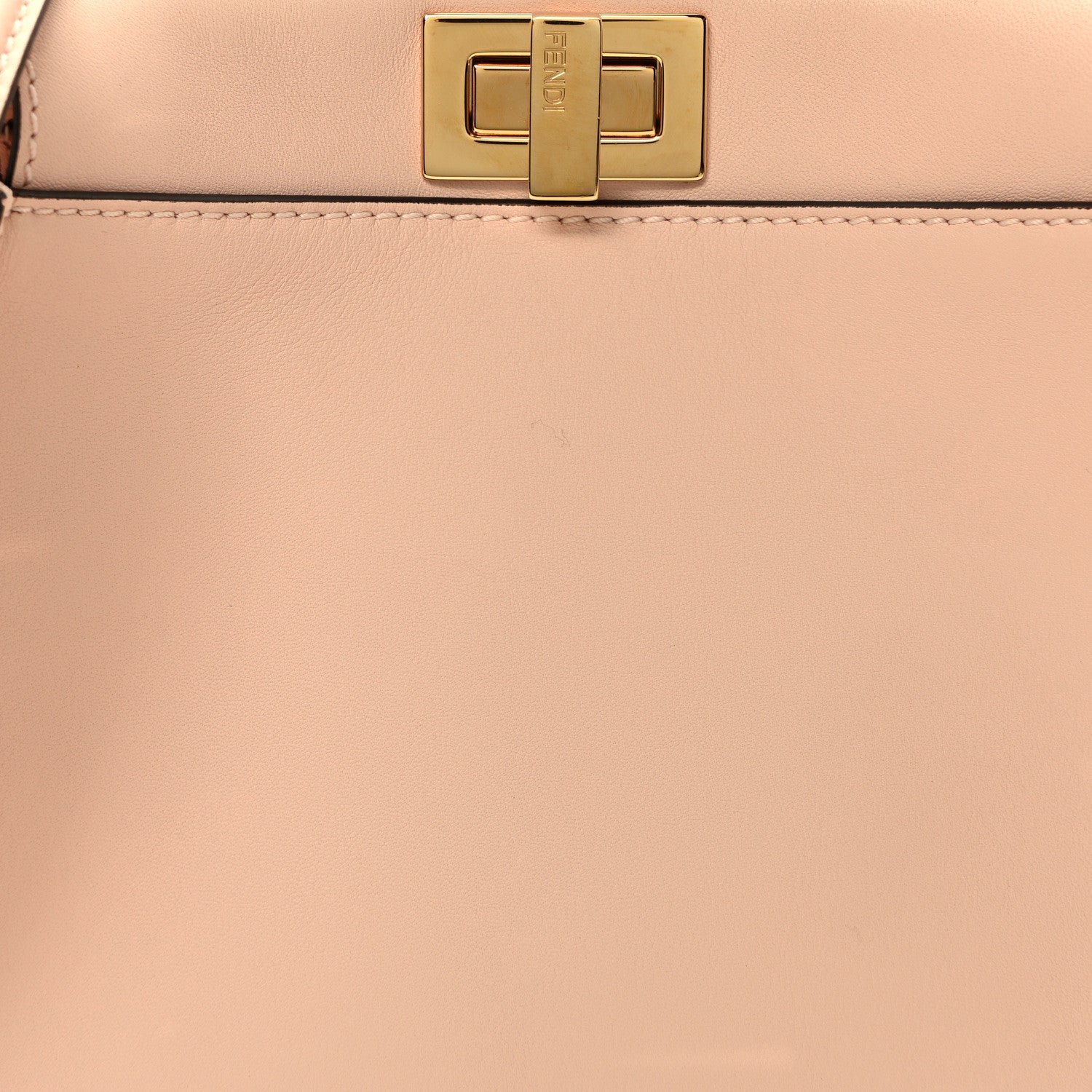Fendi Vitello Seta Canvas FF Embroidered Mini Peekaboo Iconic Satchel Rosa Confetto 7 of 10