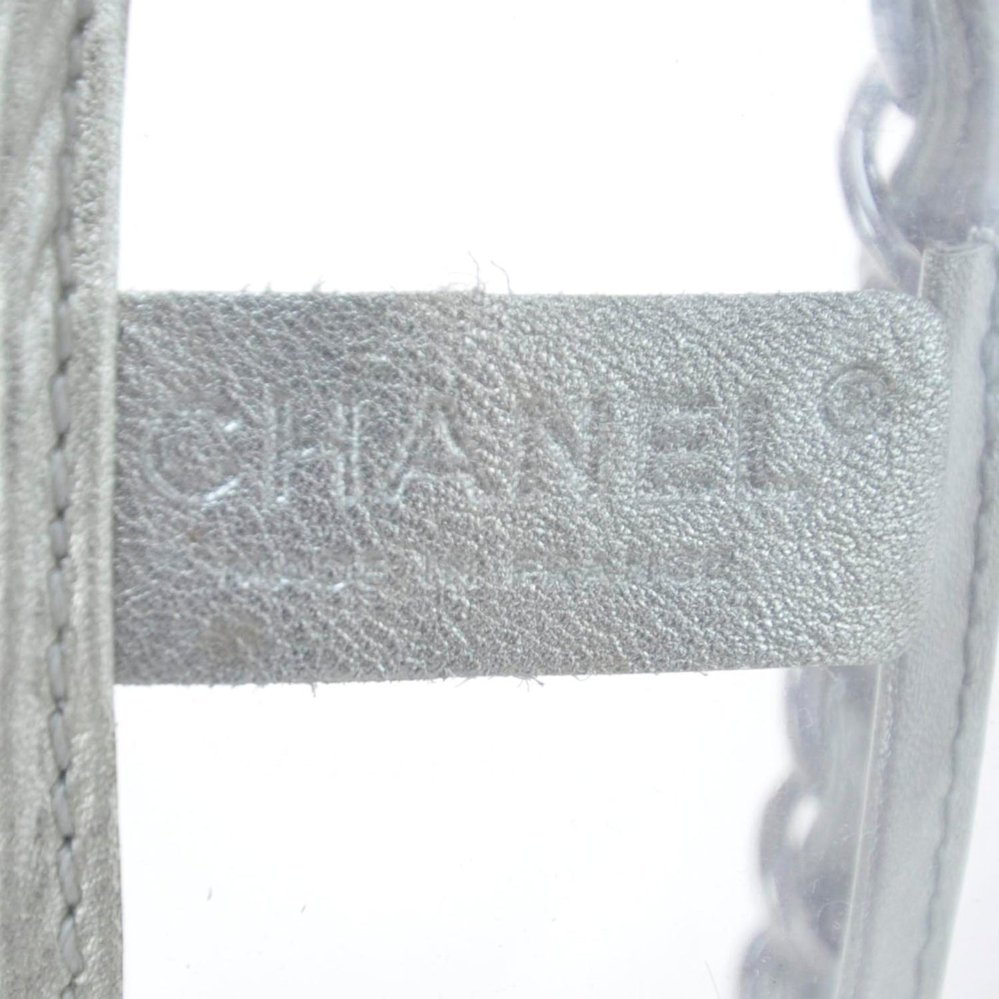 Vinyl Naked Tote Silver