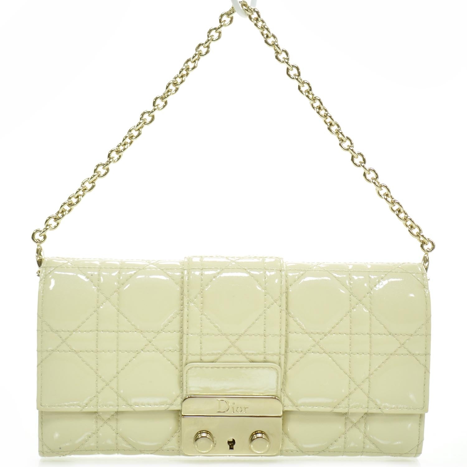 Christian Dior Patent Cannage Shoulder Bag 1 of 9