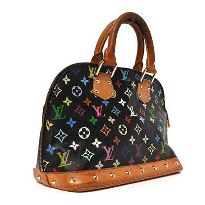Louis Vuitton Monogram Multicolor Alma Black 3 of 9