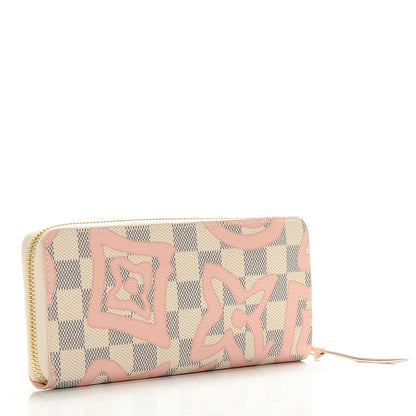 Louis Vuitton Damier Azur Tahitienne Clemence Wallet 3 of 6