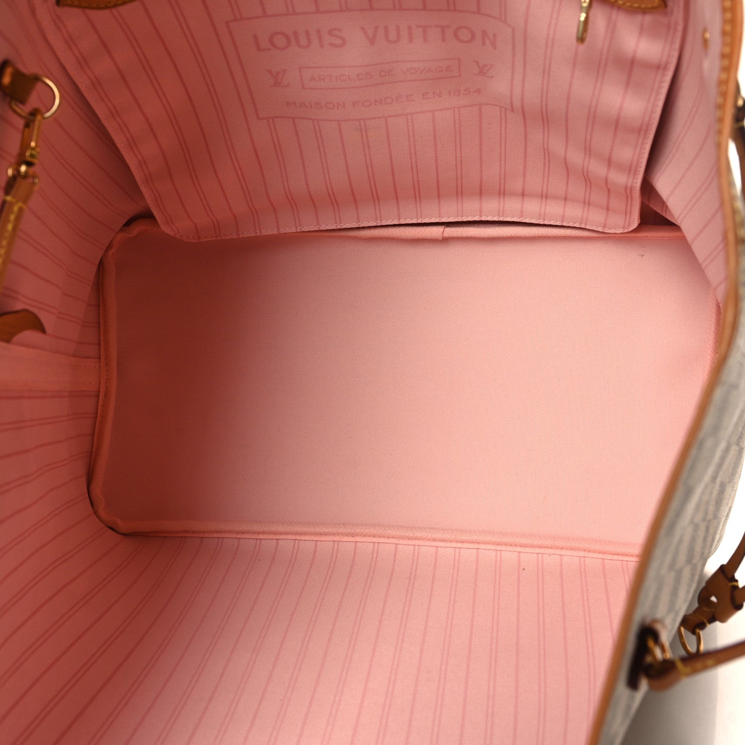 Louis Vuitton Damier Azur Neo Neverfull GM Rose Ballerine 6 of 11