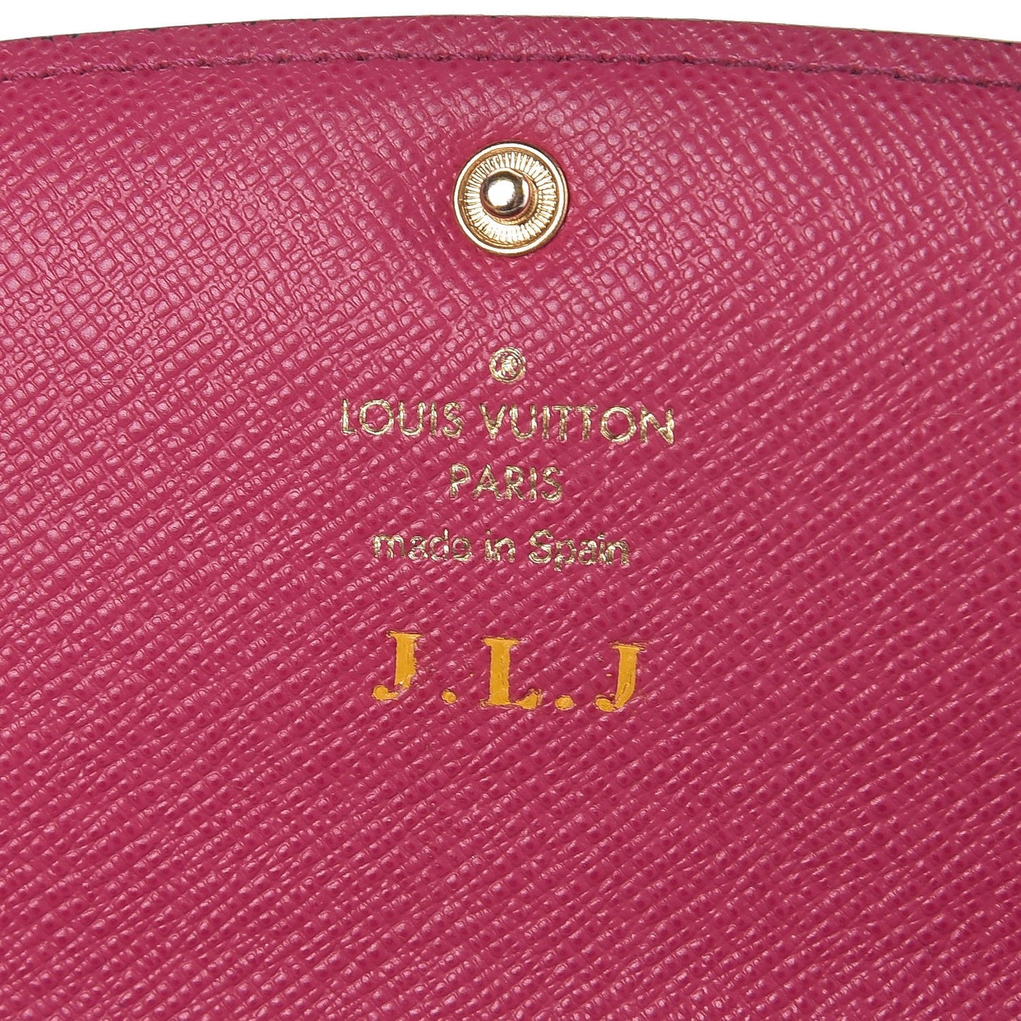 Monogram Emilie Wallet Hot Pink