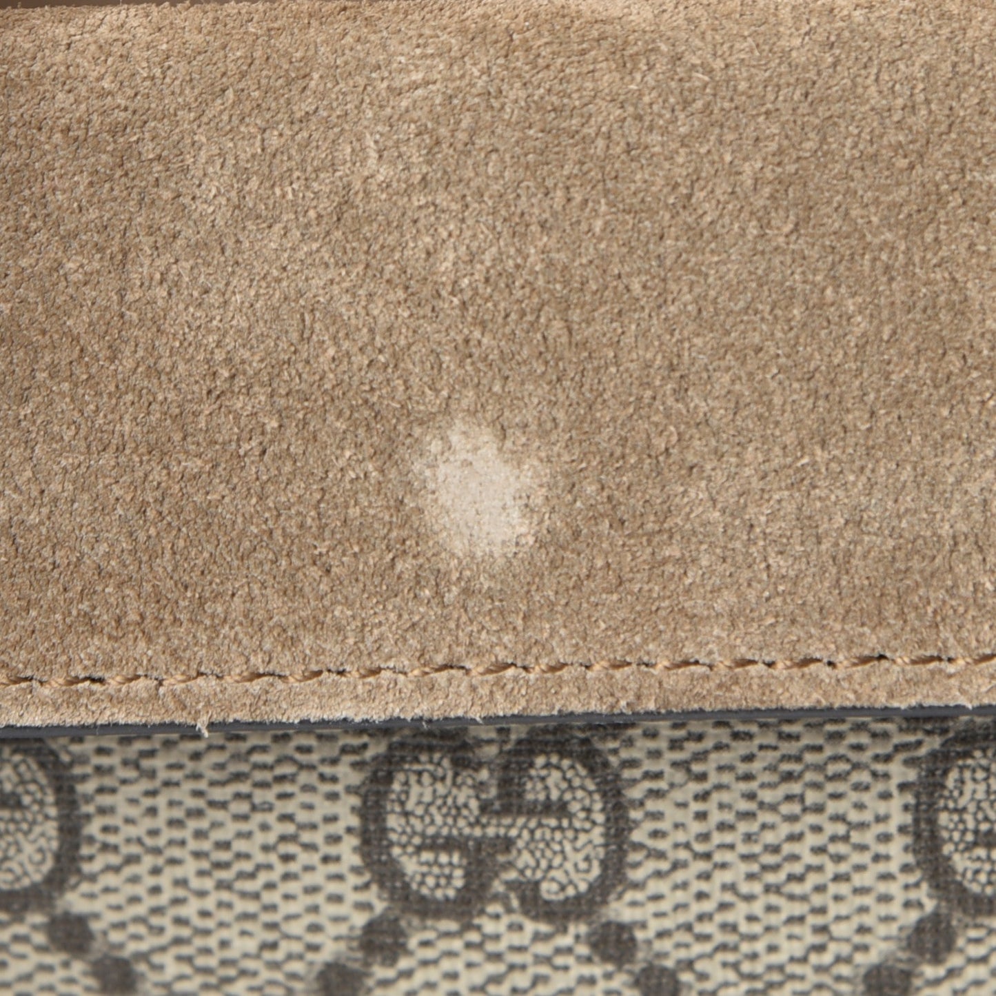 GG Supreme Monogram Super Mini Dionysus Shoulder Bag Taupe