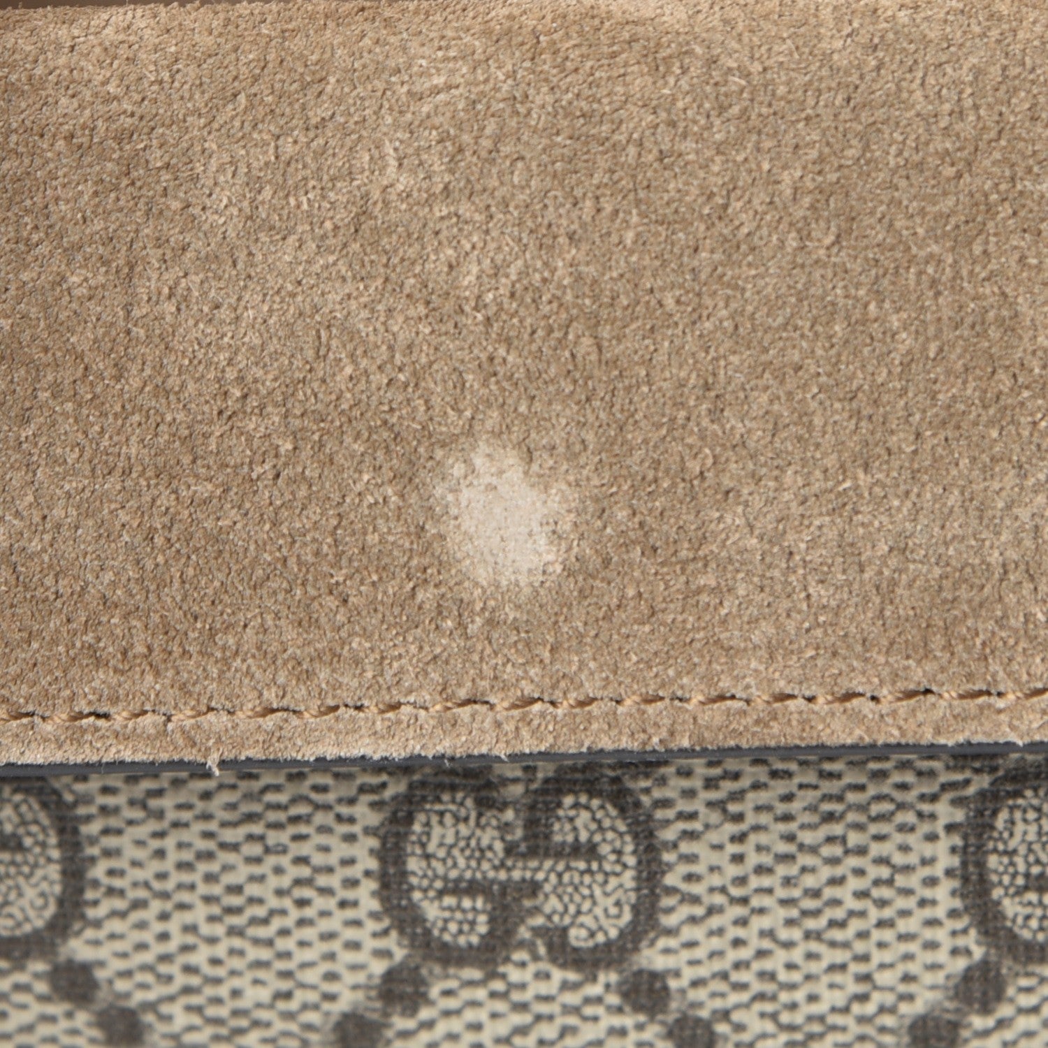 Gucci GG Supreme Monogram Super Mini Dionysus Shoulder Bag Taupe 9 of 10