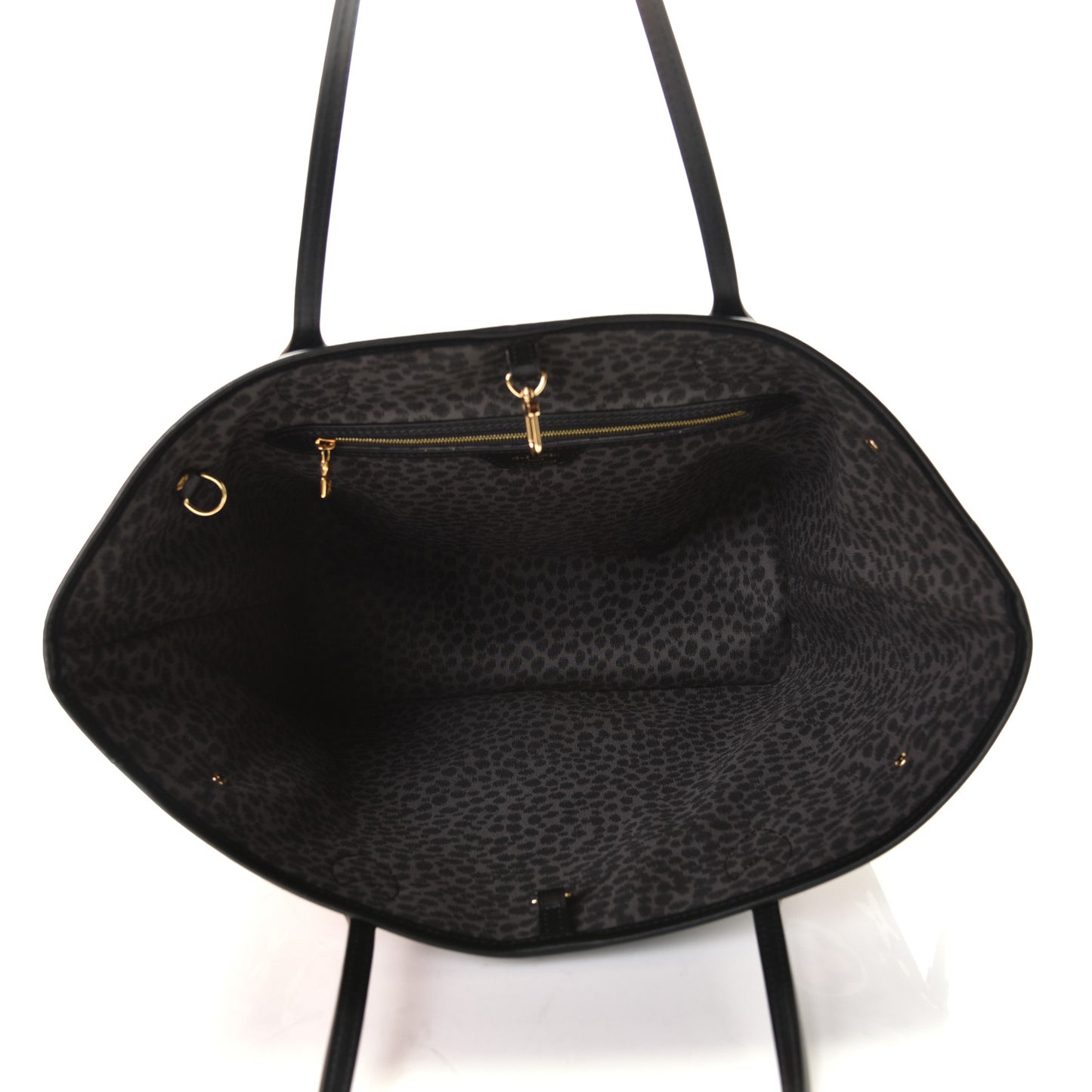 Monogram Giant Wild At Heart Neverfull MM Black