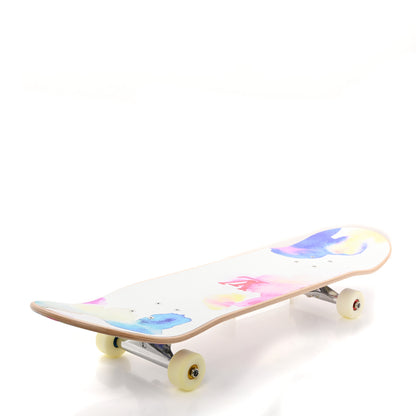 Louis Vuitton Monogram Watercolor Wood Skateboard Multicolor 3 of 9