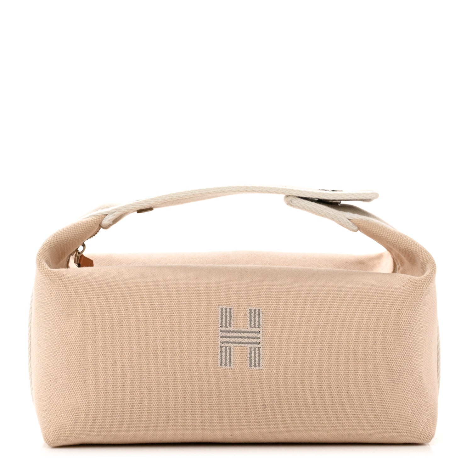 Hermes Canvas Small Bride-A-Brac Pouch Natural 1 of 7