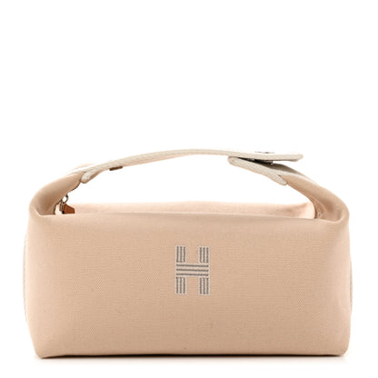 Hermes Canvas Small Bride-A-Brac Pouch Natural 1 of 7