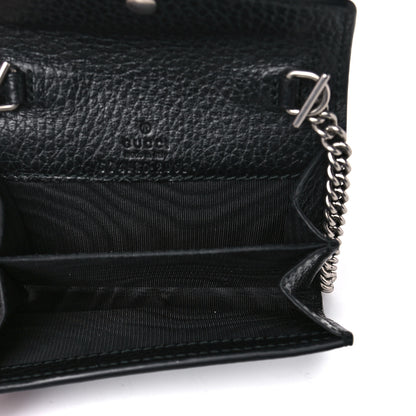 Gucci Calfskin Dionysus Coin Purse Black 5 of 8