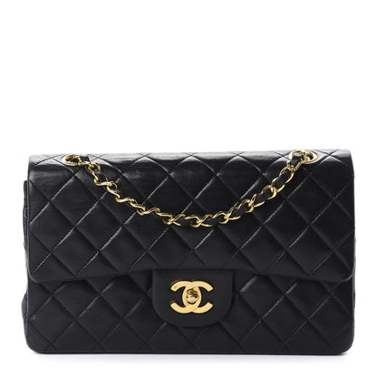 Chanel Lambskin Quilted Small Double Flap Black 1 of 11