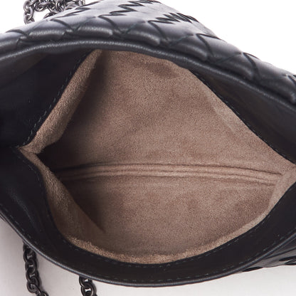 Bottega Veneta Nappa Intrecciato Small Chain Crossbody Black 7 of 10