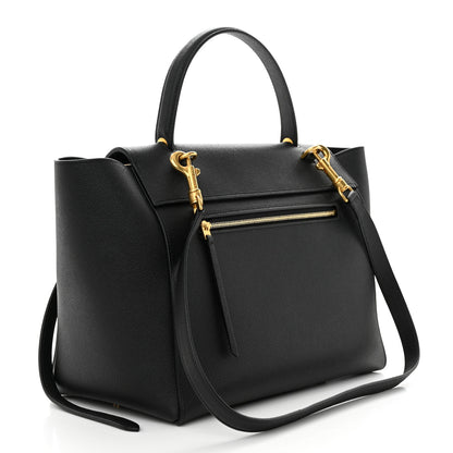 Celine Grained Calfskin Mini Belt Bag Black 3 of 9