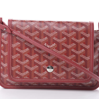 Goyard Goyardine Plumet Wallet Clutch Red 9 of 11