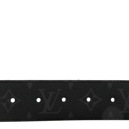 Louis Vuitton Monogram Eclipse Epi 40mm LV Initiales Reversible 100 40 Belt Yellow 3 of 5