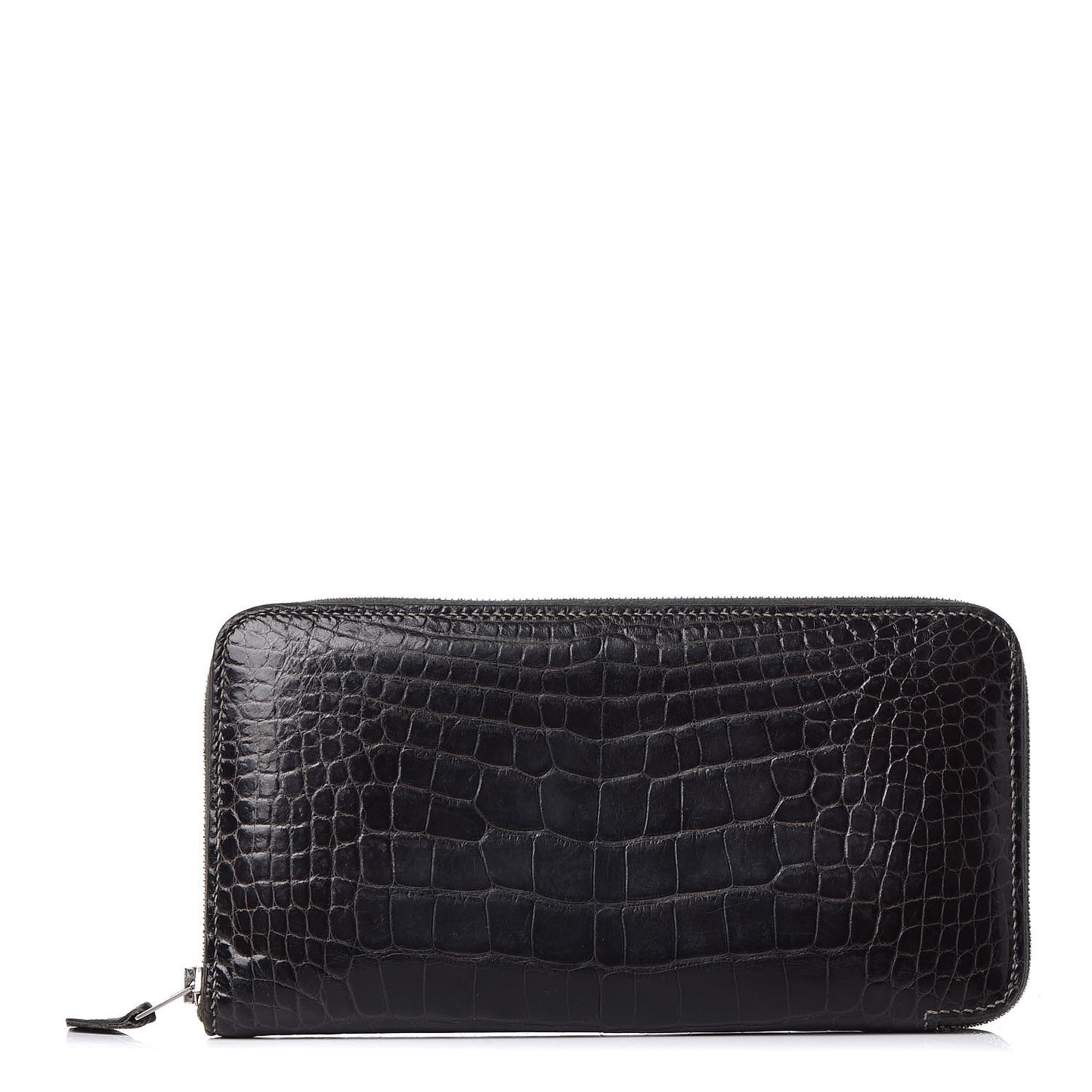 Shiny Alligator Azap Wallet Graphite