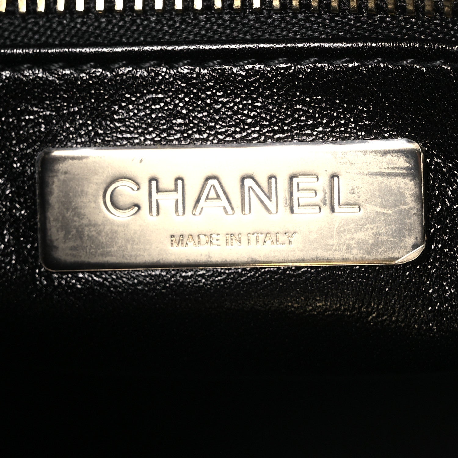 Chanel Shiny Quilted Mini 31 Shopping Bag Black 6 of 10