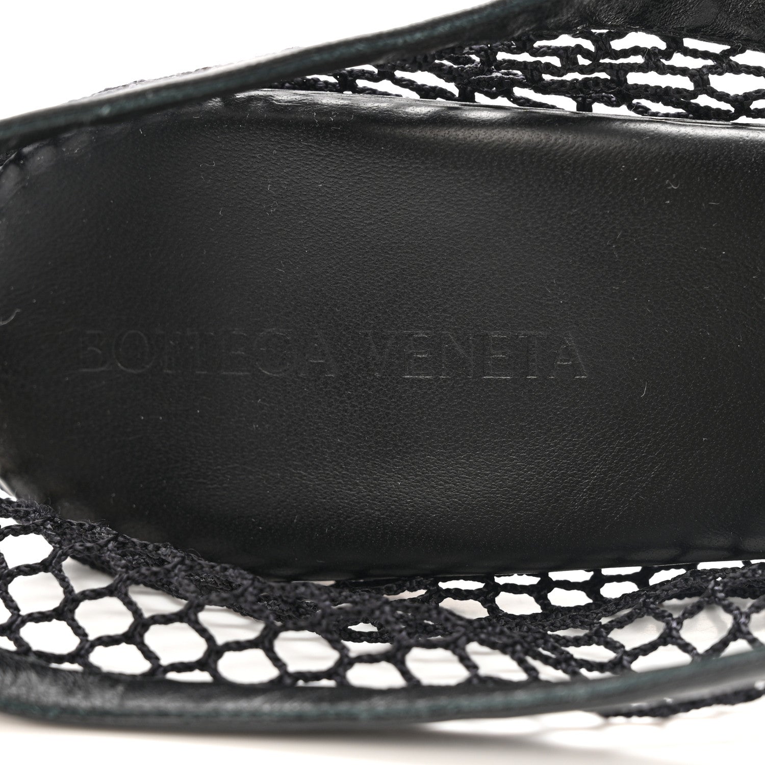 Bottega Veneta Mesh Nappa Chunky Chain Sandals 40 Black 7 of 10